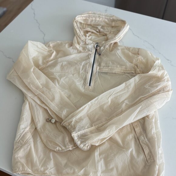 Lululemon 'Step Out Anorak' - Translucent 'White Opal' Color, Size Medium - Picture 7 of 11